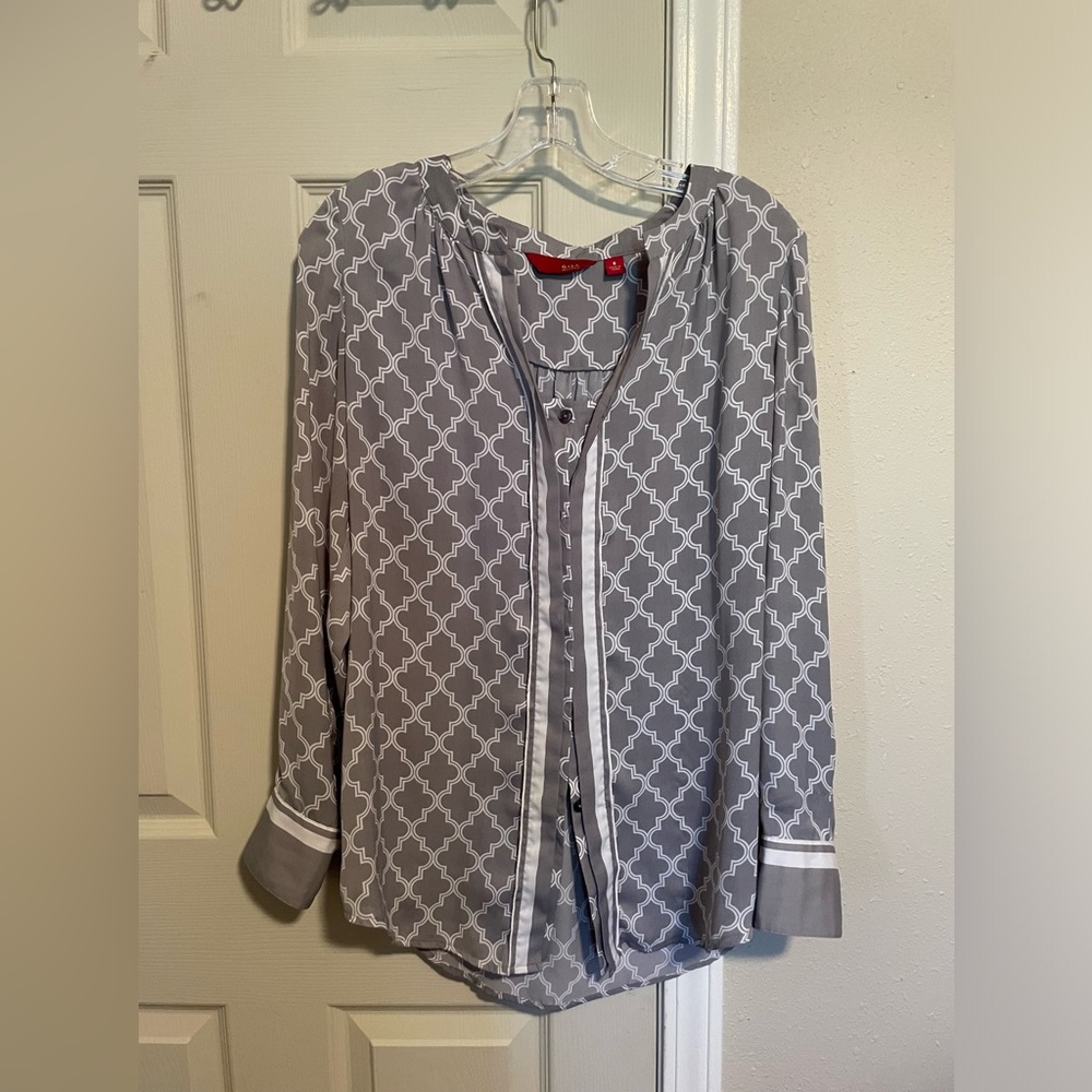 GILI flowy button front blouse